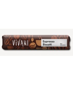 Baton z nadzieniem mleczno - kawowym i herbatnikami w polewie BIO - VIVANI 40 g