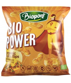 Chrupki kukurydziane o smaku pizzy bezglutenowe BIO - Biopont 55 g