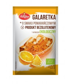 Galaretka wegańska o smaku pomarańczowym bezglutenowa BIO - Amylon 40 g