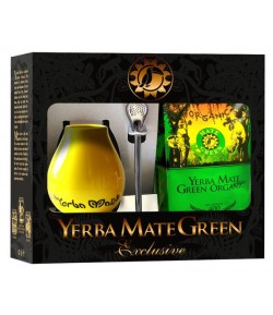Zestaw Yerba Mate BIO Matero, Bombilla - Organic Mate Green 400 g