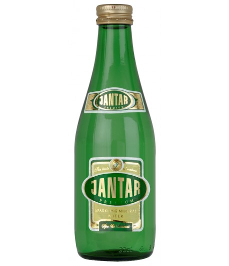 Woda źródlana średniozmineralizowana Gazowana - Jantar 330 ml