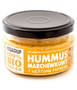 Hummus marchewkowy z wędzoną papryką BIO - VEGA UP 190 g