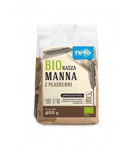 Kasza Manna z płaskurki BIO - NIRO 400 g