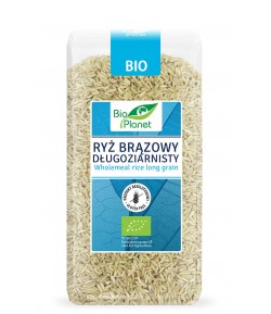 Ryż Brązowy długoziarnisty bezglutenowy BIO - Bio Planet 500 g