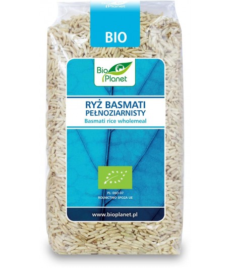 Ryż Basmati pełnoziarnisty BIO - Bio Planet 500 g