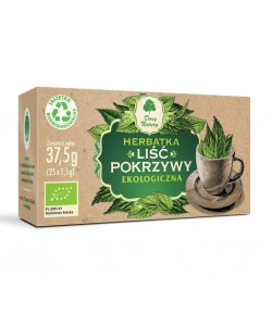 Liść Pokrzywy BIO - herbatka ekologiczna (25x1,5) - Dary Natury 37g