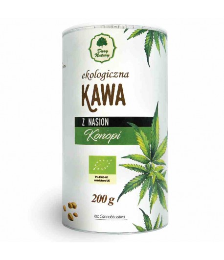 Kawa z nasion konopi BIO - Dary Natury 200 g