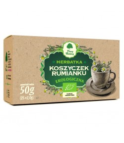 Koszyczek Rumianku BIO - herbatka ekologiczna (25x2g) - Dary Natury 50 g