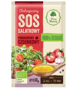 Sos sałatkowy pomidorowo - czosnkowy BIO - Dary Natury 10 g