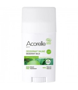 Cytryna i Zielona mandarynka - Organiczny dezodorant w sztyfcie - Acorelle 40g