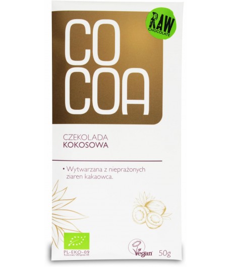 Czekolada KOKOSOWA BIO - COCOA 50g