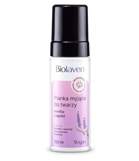 Pianka myjąca do twarzy - Biolaven 150ml