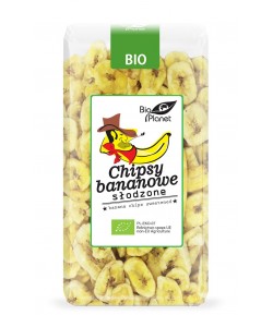 Chipsy Bananowe słodzone BIO - Bio Planet 350g
