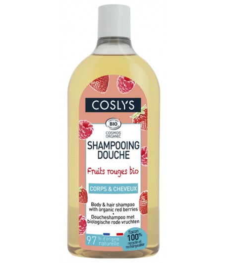 Witaminizujący szampon i żel pod prysznic 2 w 1 z czerwonymi owocami - COSLYS 750ml