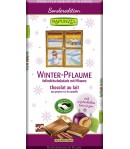 Czekolada mleczna ze Śliwkami - Zimowa - BIO - RAPUNZEL 80g