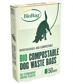 Worki na psie odchody - kompostowalne i biodegradowalne - BioBag 50 szt.