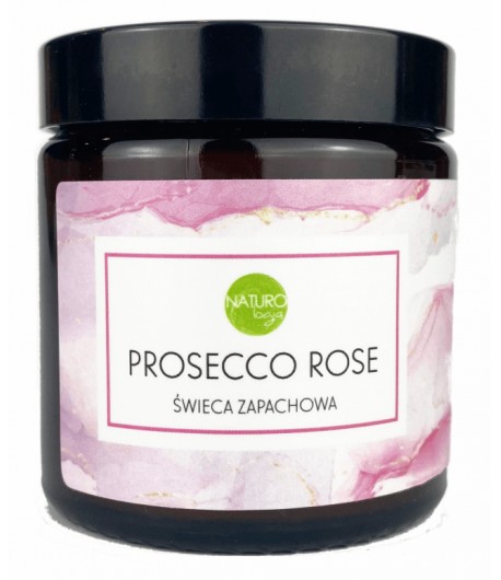 Prosecco Rose - świeca sojowa - Naturologia 120ml