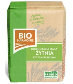 Mąka żytnia chlebowa TYP 720 BIO - BioHarmonie 1 kg