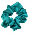Satynowa scrunchie - morski/turkus - BoMoye