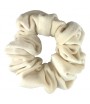 Welurowa scrunchie - kremowy - BoMoye