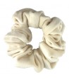 Welurowa scrunchie - kremowy - BoMoye