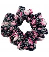 Bawełniana scrunchie - flower power - wzory - BoMoye