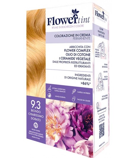 Farba FlowerTint 9.3 Bardzo jasny złoty blond seria złota 120ml