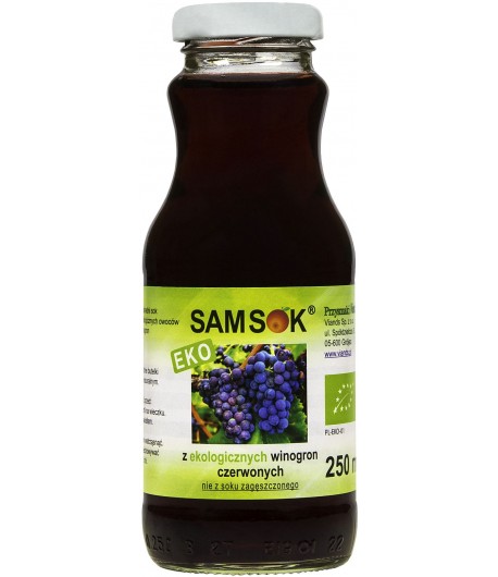 SAM Sok z Czerwonych Winogron NFC BIO - VIANDS 250ml