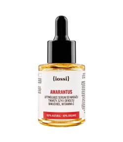 Amarantus. Serum Liftingujące do masażu twarzy, szyi i dekoltu z bakuchiolem, witaminą C  - iossi 30 ml