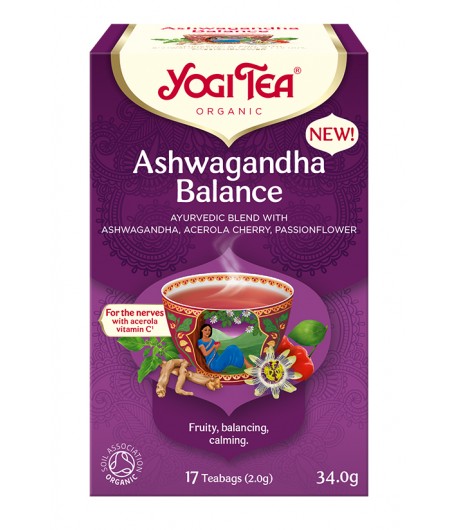 ASHWAGANDHA BALANCE Równowaga z Ashwagandhą BIO - YOGI TEA®