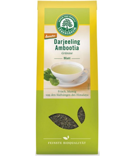 Herbata Zielona DARJEELING liściasta DEMETER BIO - LEBENSBAUM 50 g