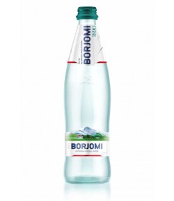 Naturalna woda mineralna gazowana (szklane opakowanie) - BORJOMI 500 ml