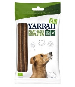 Przysmak dentystyczny (dla psa) - Pałeczki roślinne BIO 7 szt. - YARRAH 180 g