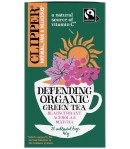 Herbata Zielona z Czarną Porzeczką, Acerolą, i Matchą (20 x 2 g) - odporność - FAIR TRADE BIO - CLIPPER 40g