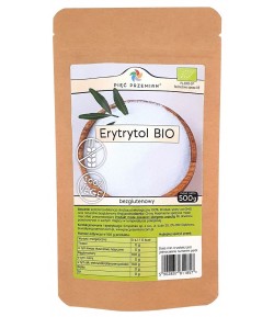 ERYTRYTOL bezglutenowy BIO - PIĘĆ PRZEMIAN 500 g