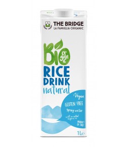 Napój Ryżowy bez dodatku cukrów bezglutenowy BIO - The Bridge 1l