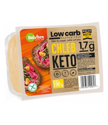 Chleb krojony bezglutenowy KETO - BALVITEN 190 g