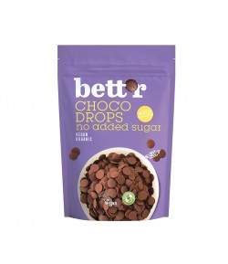 Dropsy czekoladowe bez dodatku cukru BIO - BETT'R 200 g