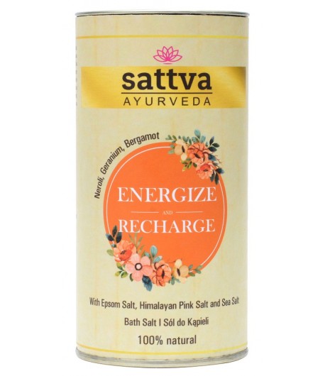 ENERGISE AND RECHARGE Sól do kąpieli - Sattva 300 g