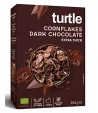 Płatki kukurydziane w polewie z ciemnej czekolady bezglutenowe BIO - TURTLE 250 g