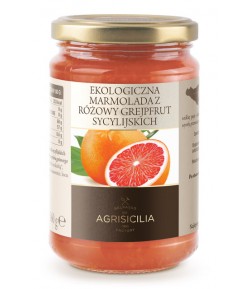 Marmolada z różowych grejpfrutów sycylijskich BIO - AGRISICILIA 360 g