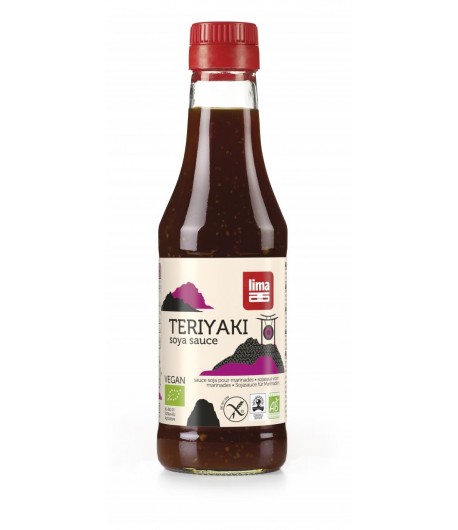 Sos sojowy słodki TERIYAKI bezglutenowy BIO - Lima 250 ml